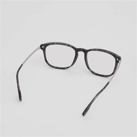 Check Detail Rectangular Optical Frames in Black 